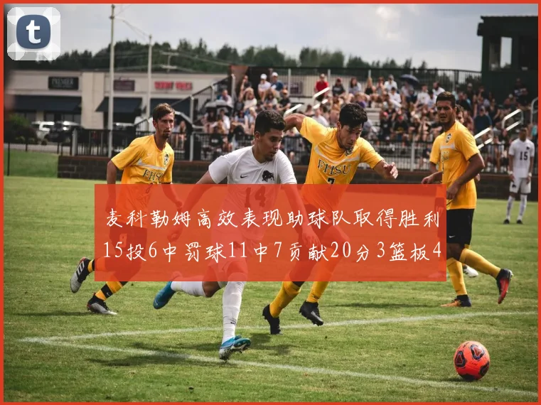 麦科勒姆高效表现助球队取得胜利15投6中罚球11中7贡献20分3篮板4助攻